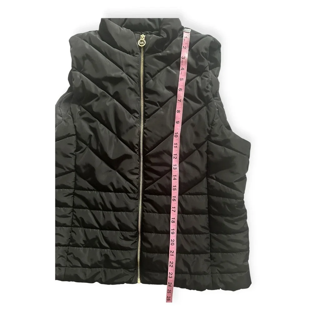 Michael Kors Puffer Vest Black Excellent XL Women
